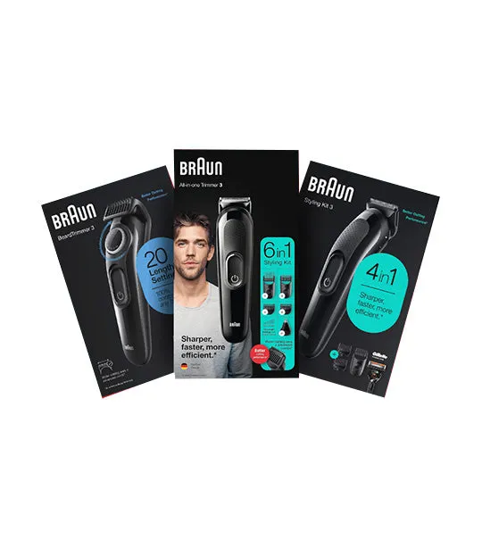 Trimmer Styling Kit Bundle Black