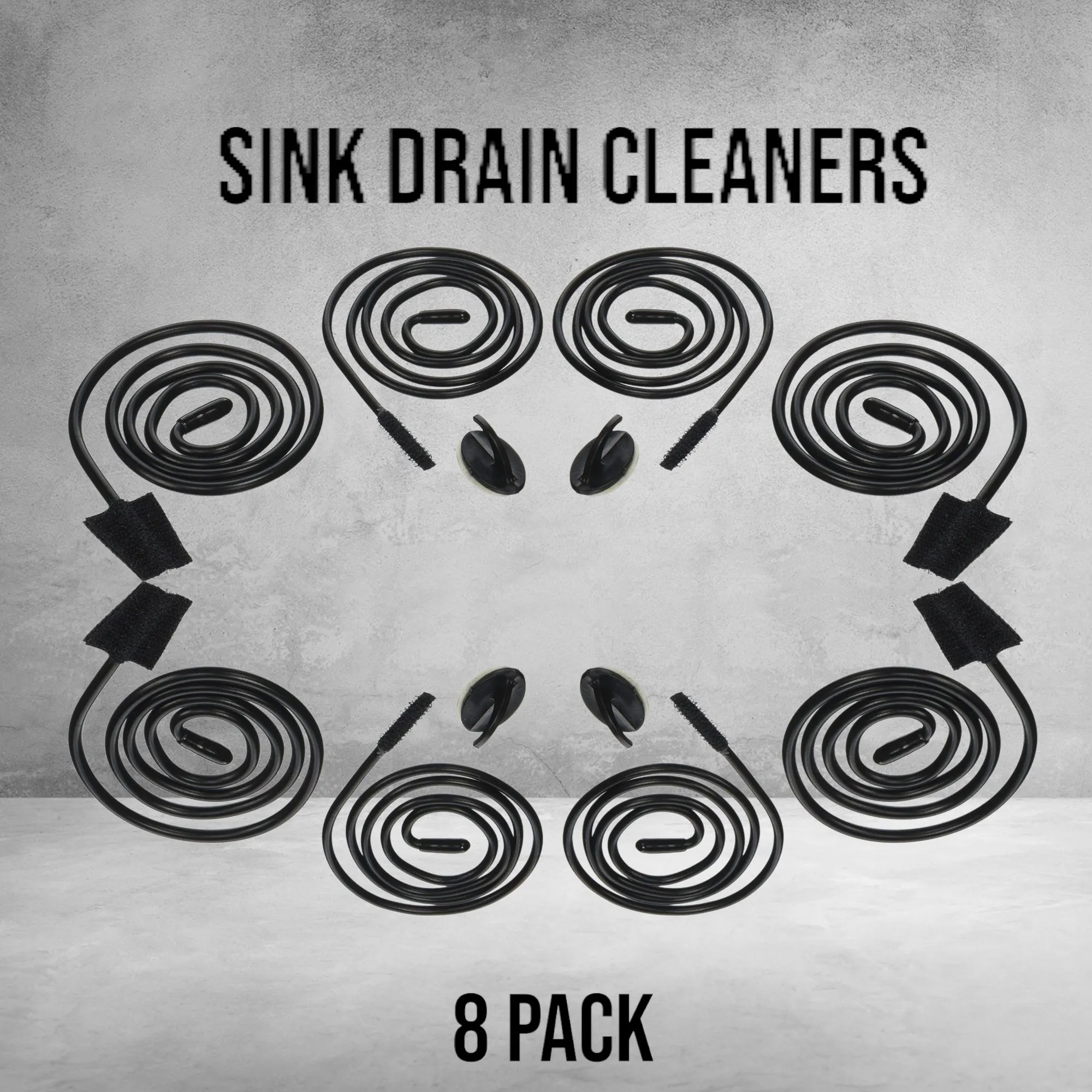 TVTime Direct Sink Drain Cleaners, 8 pack ( 2 sets of 4)