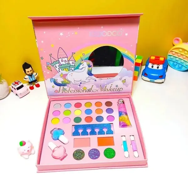 Unicorn Theme Makeup Kit for Kids 29pcs