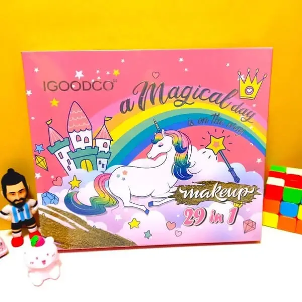 Unicorn Theme Makeup Kit for Kids 29pcs