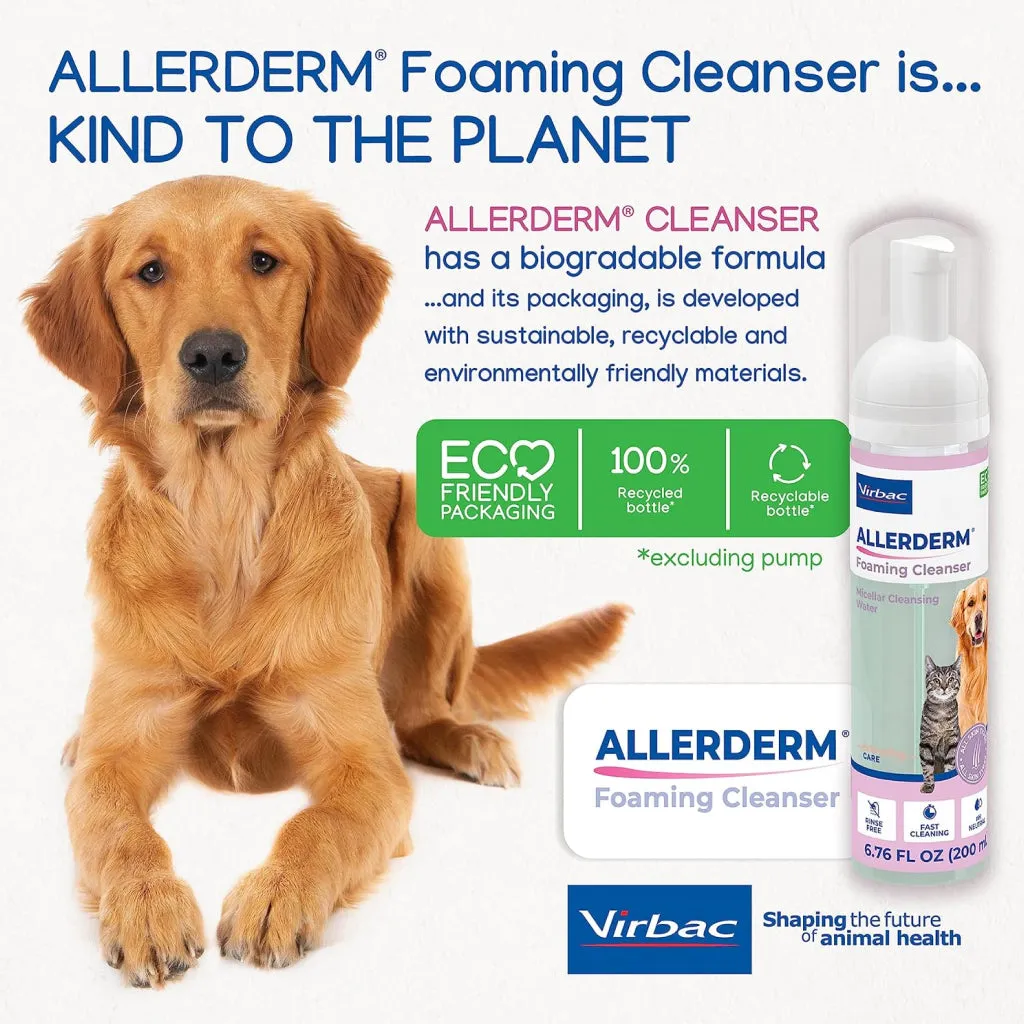 Virbac Allerderm Foaming Cleanser For Dogs & Cats (6.76 oz)