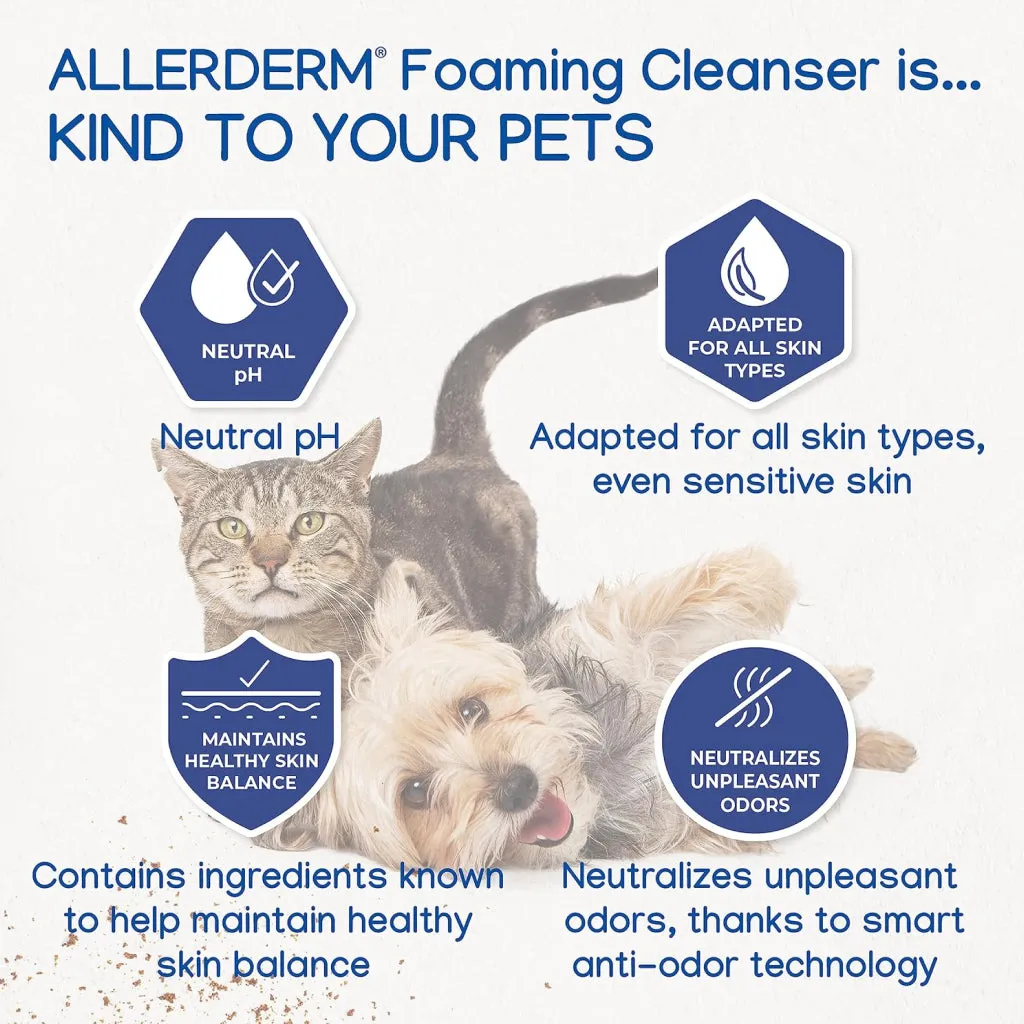 Virbac Allerderm Foaming Cleanser For Dogs & Cats (6.76 oz)