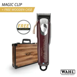 Wahl Magic Clip Cordless Clipper   Free Wooden Case - Black Friday Special!