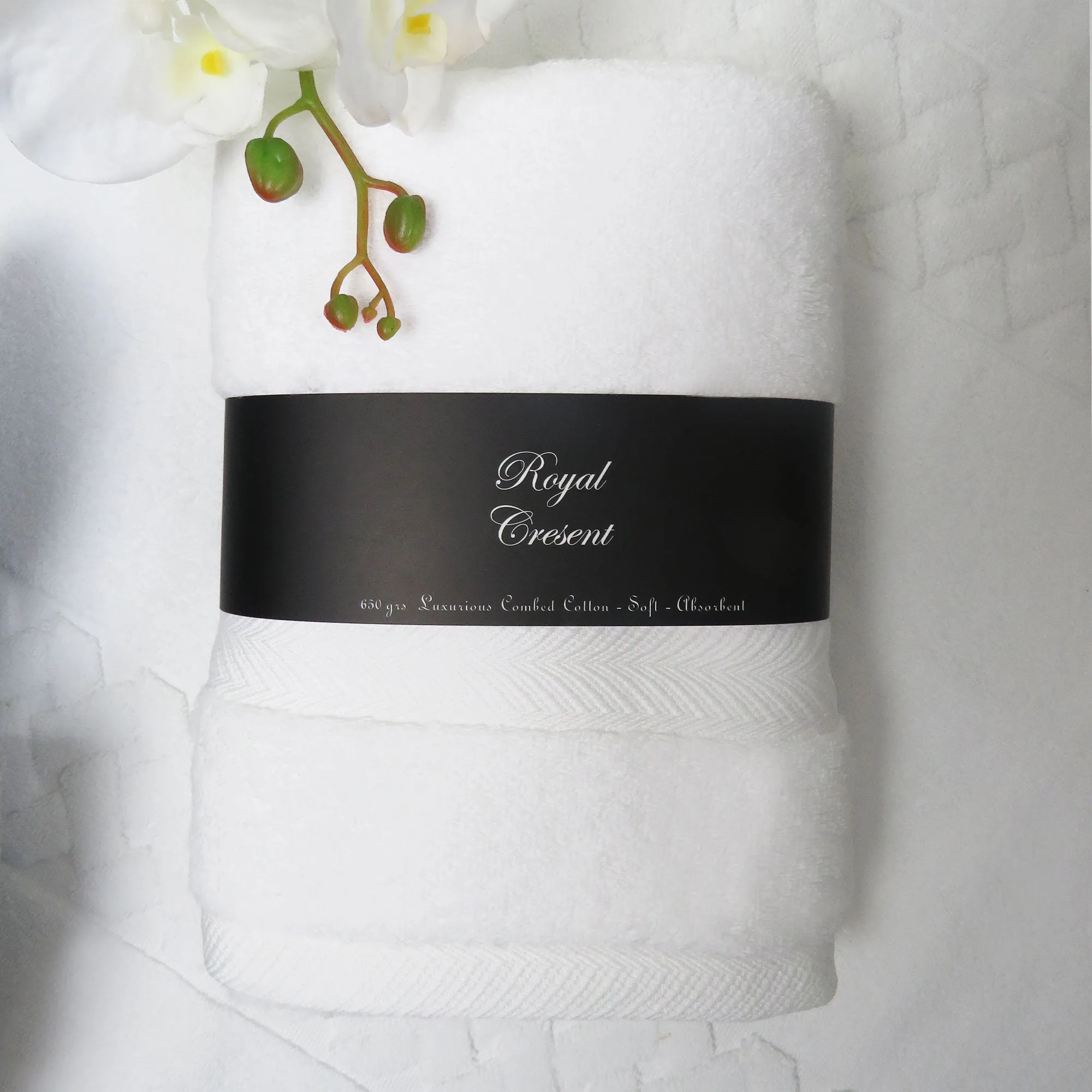 White Luxury Cotton Terry Towels