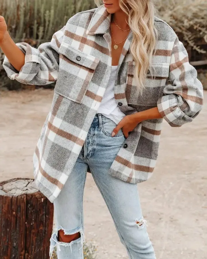 Zephyr | Trendy Elegant Plaid Shirt